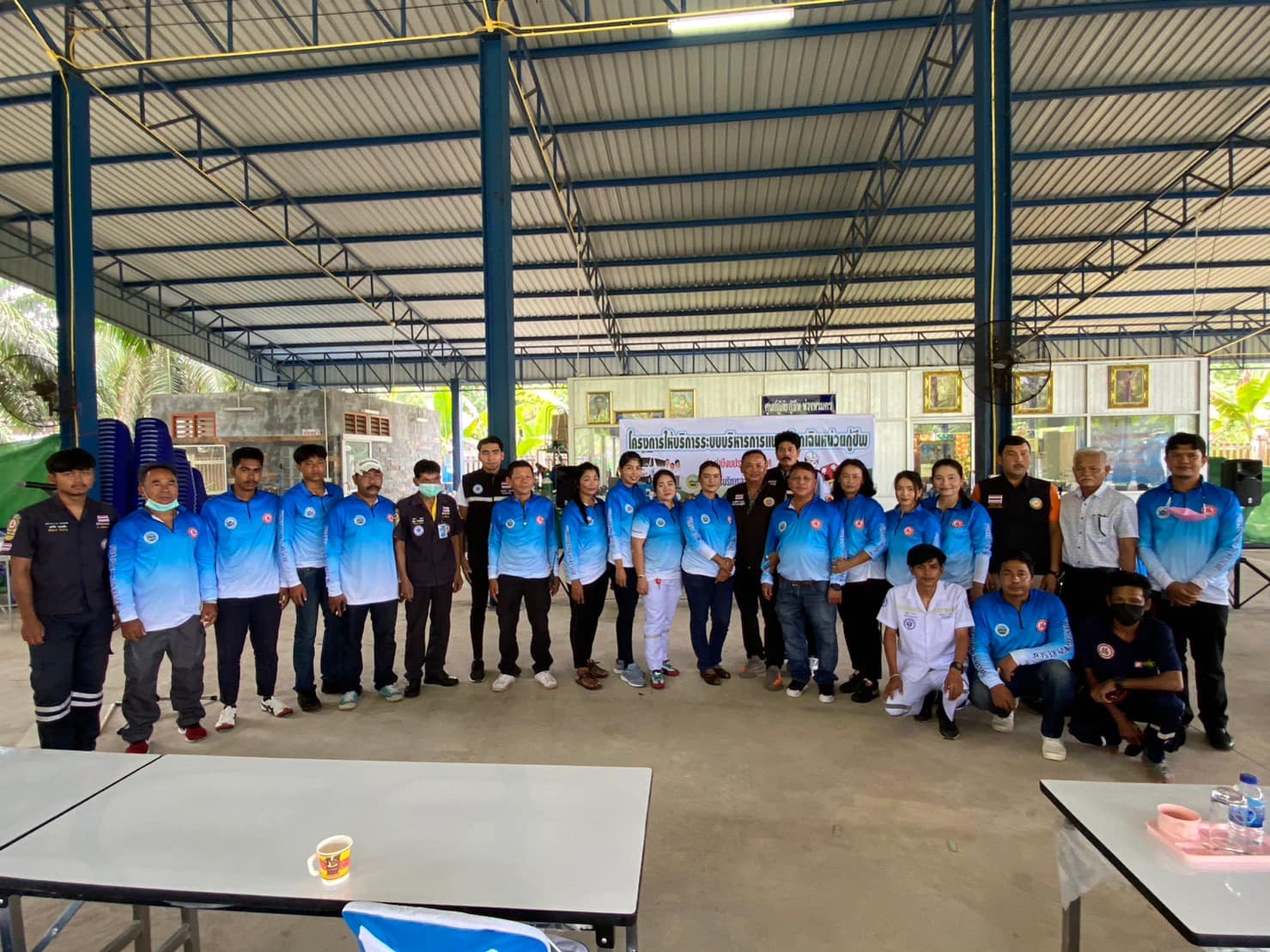 โครงการให้บริการระบบบริหารการแพทย์ฉุกเฉินหน่วยกู้ชีพ ตำบลพ่วงพรมคร อำเภอเคียนซา จังหวัดสุราษฎร์ธานี